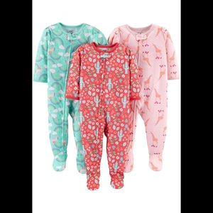 Brand New Simple Joys by Carter’s 3 pack Pajamas
